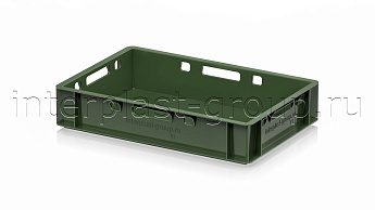 Ящик для мяса и колбасных изделий Е-1 зеленый в Озерске