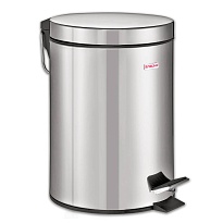 Ведро-контейнер для мусора (урна) с педалью LAIMA Classic, 12 л, зеркальное, нержавеющая сталь, со съемным внутренним ведром в Озерске