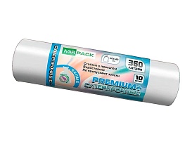 Мешки для мусора 360 л, белые, в рулоне 10 шт., ПВД 65 мкм, 1400х1000 мм, PREMIUM+, 3601015302 в Озерске Мешки для мусора 360 л, белые, в рулоне 10 шт., ПВД 65 мкм, 1400х1000 мм, PREMIUM+, 3601015302 в Озерске