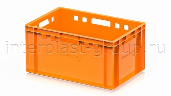 Ящик для мяса и колбасных изделий Е-3 оранжевый в Озерске Ящик для мяса и колбасных изделий Е-3 оранжевый в Озерске