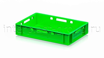 Ящик для мяса и колбасных изделий Е-1 светло-зеленый в Озерске Ящик для мяса и колбасных изделий Е-1 светло-зеленый в Озерске