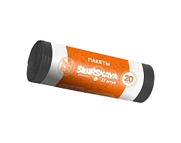 Мешки для мусора 20 л, черные, в рулоне 25 шт., ПНД, 6 мкм, 420х450 мм, SIBIRSKAYA, 101-001 S в Озерске Мешки для мусора 20 л, черные, в рулоне 25 шт., ПНД, 6 мкм, 420х450 мм, SIBIRSKAYA, 101-001 S в Озерске