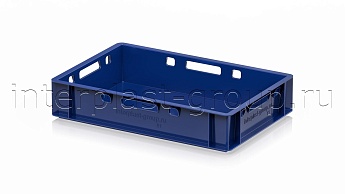 Ящик для мяса и колбасных изделий Е-1 темно-синий в Озерске