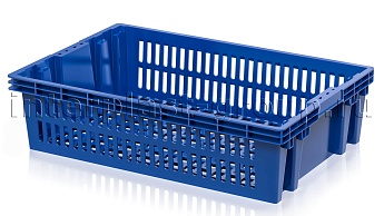 Ящик для овощей, фруктов и хлеба Евролоток синий в Озерске Ящик для овощей, фруктов и хлеба Евролоток синий в Озерске