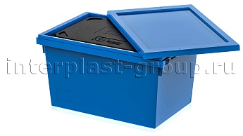 Изотермический контейнер KV 6432 в сборе с крышкой голубой в Озерске Изотермический контейнер KV 6432 в сборе с крышкой голубой в Озерске