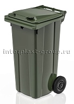 Мусорный контейнер 120 л зеленый в Озерске Мусорный контейнер 120 л зеленый в Озерске