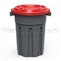 Мусорный бак универсальный  80 л серый 80 серый в Озерске