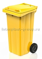 Мусорный контейнер 120 л желтый 120 желтый в Озерске