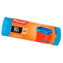 Мешки для мусора 80 л, синие, в рулоне 20 шт., ПНД, 12 мкм, 900х700 мм, PACLAN Classic, 606335 в Озерске Мешки для мусора 80 л, синие, в рулоне 20 шт., ПНД, 12 мкм, 900х700 мм, PACLAN Classic, 606335 в Озерске
