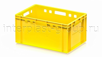 Ящик для мяса и колбасных изделий Е-3 желтый в Озерске